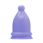 Bfree Cup Size 2 for Medium to Heavy Flow, Color: Periwinkle Blue